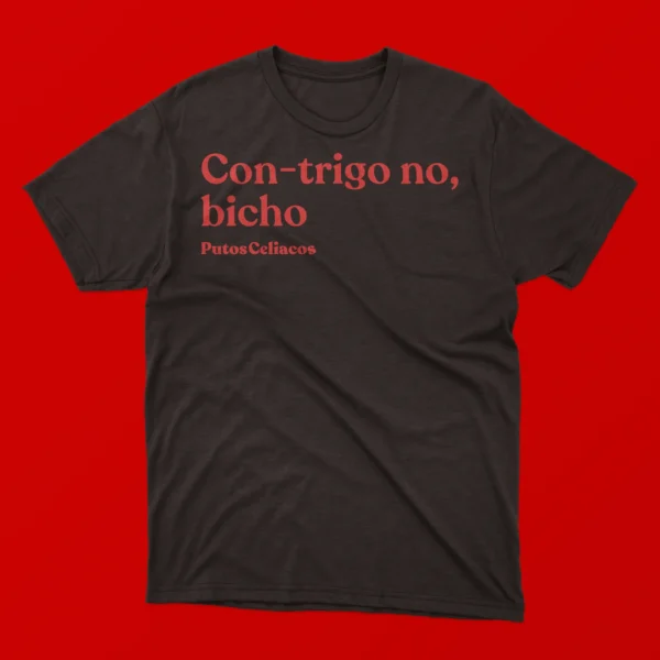 Camiseta Talla M - Con-trigo no, bicho (Outlet)